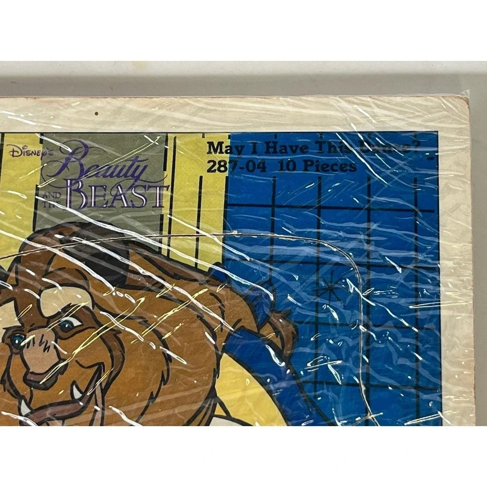 Playskool Tray Puzzle 287-04 Disney's Beauty & The Beast 10 Pieces, Belle Ball